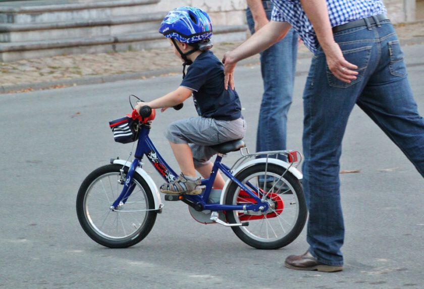 Elk kind een eigen fiets.