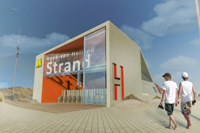 Testrit metro naar Hoek van Holland Strand