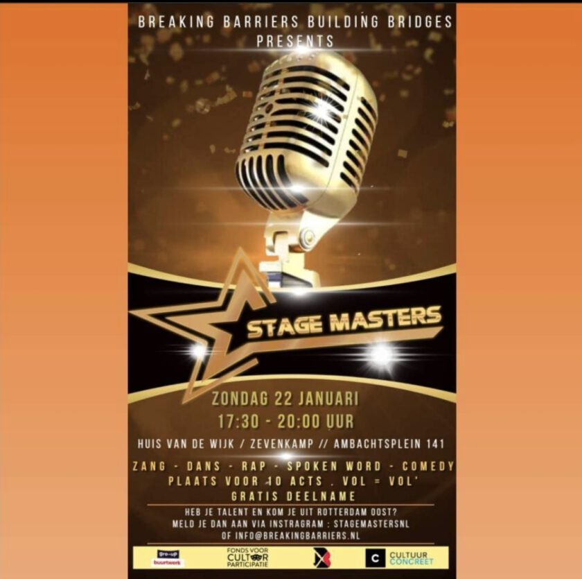 Nieuw! Stage Masters in Rotterdam-Oost