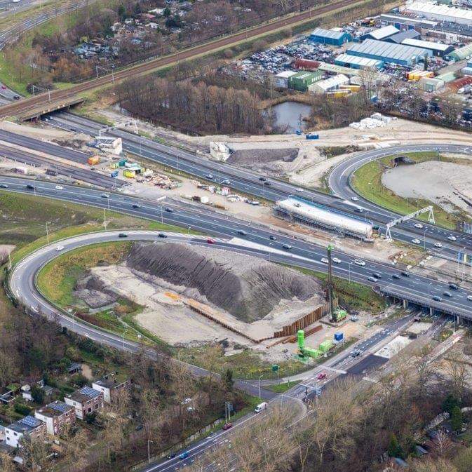 Oprit A16 richting Dordrecht 1,5 jaar dicht