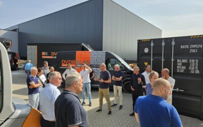 Bedrijvenraad en Wijkraad op werkbezoek bij DVDB Glas in Nesselande