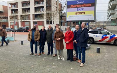 Burgemeester Carola Schouten op bezoek in Nesselande